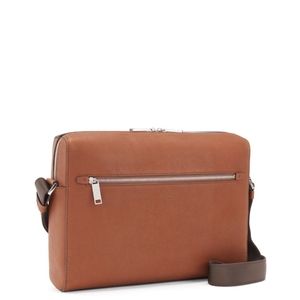 Messenger bag leather italian